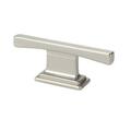 Topex Design s 16 mm. Thin Square Transitional T Cabinet Pull - Satin Nickel 9-1336001635